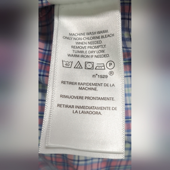 Polo Ralph Lauren Men's Button Up Shirt Slim Fit Cotton Stretch Check Pony Large - Picture 14 of 16